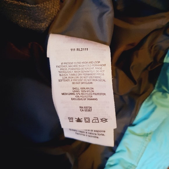 Columbia Arcadia II Lightweight Jacket green blue packable rain jacket size M - Picture 13 of 16